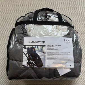 NWT 7 A.M. Enfant 212 Evolution - Stroller & Car seat Footmuff in Grey/Cloud